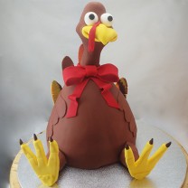 Turkey 3D Cake (D)
